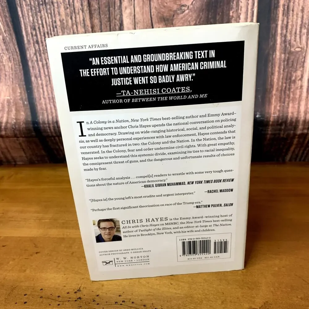 A Colony in a Nation Paperback Chris‎ Hayes New Afterword